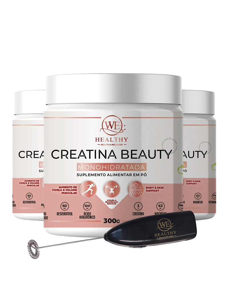 KIT 3 CREATINAS BEAUTY We Healthy