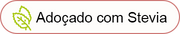Adoçado com Stevia